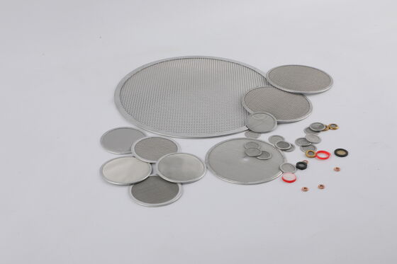 Deep Filtration Capability SS Mesh Filters Uniform Pore Size Distribution