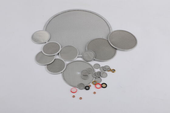 Strict Quality Control Standard SS Mesh Filters Stable Filtering Effect