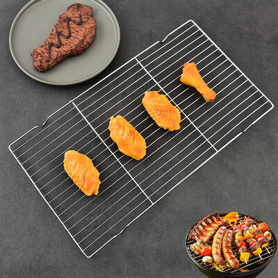 Mini Grill Fit For Home Use SS BBQ Mesh Screen Long Service Life