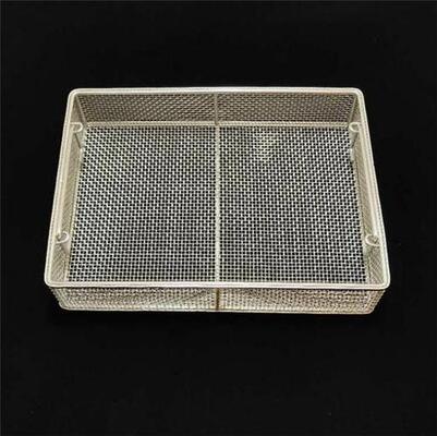 Wire Diameter Customizable Wire Mesh Basket With Handle Design