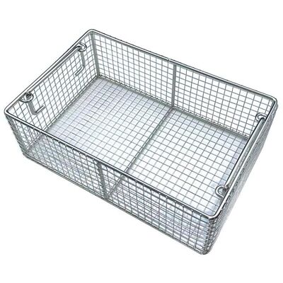 Vibration‑dampened Framework Welded Wire Basket With Handle Design