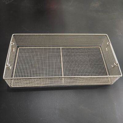 Ergonomic Grip Handles Wire Mesh Basket Industrial Grade Quality