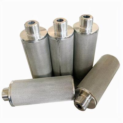 Vibration‑resistant Inner Mandrel Sintered Filter Cartridge No Media Shedding