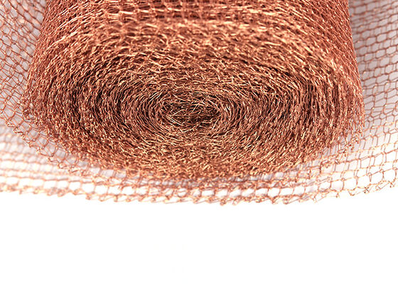 High Dirt Holding Capacity Interwoven Knitted Wire Long Service Life