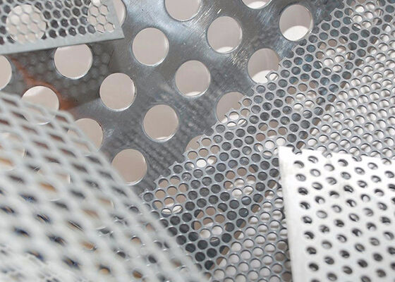 Low Maintenance Cost Perforated Screen Metal Uniform Aperture Size