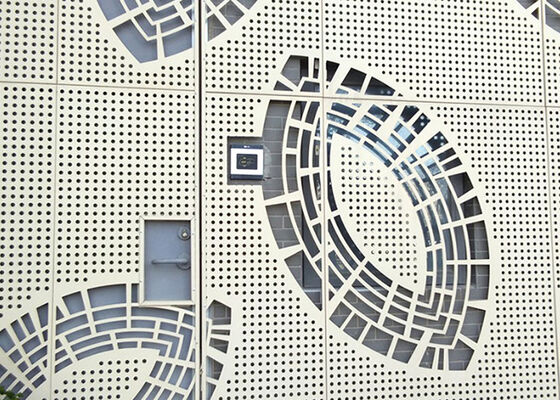 High Load Capacity Stamped Perforated Metal Precise Hole Pattern