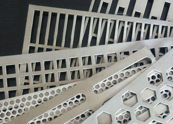 Anti-slip performance Perforated Metal Grilles Environmentally friendly material