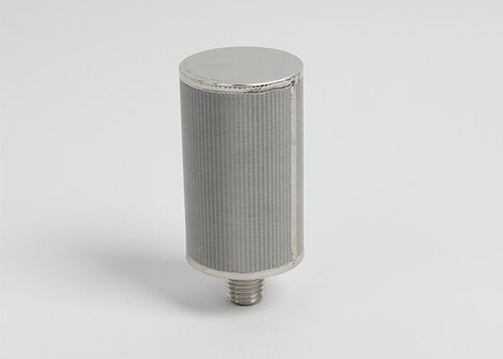 Low Pressure Drop Sintered Filter Candle High Flow Rate