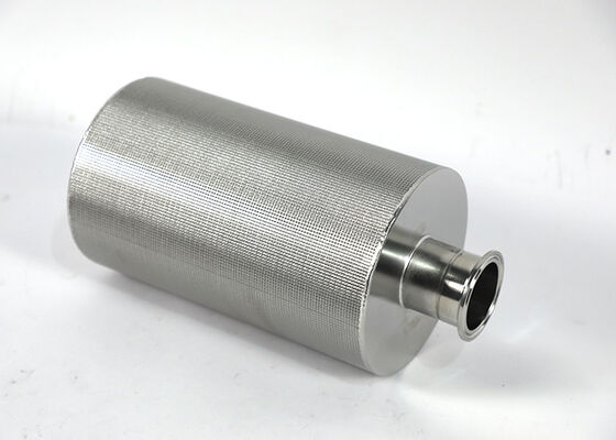 Low Pressure Drop Sintered Filter Candle High Flow Rate