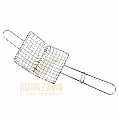 Uniform Mesh Spacing Stainless Steel Grill Mesh Anti-scald  Non-slip Handle
