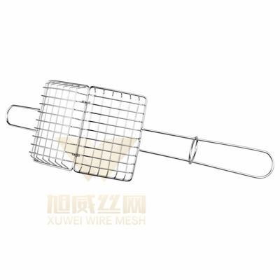 Uniform Mesh Spacing Stainless Steel Grill Mesh Anti-scald  Non-slip Handle