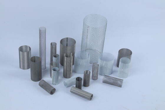1-200 Micron Sintered Metal Powder Filter For In Heavy Duty Environments