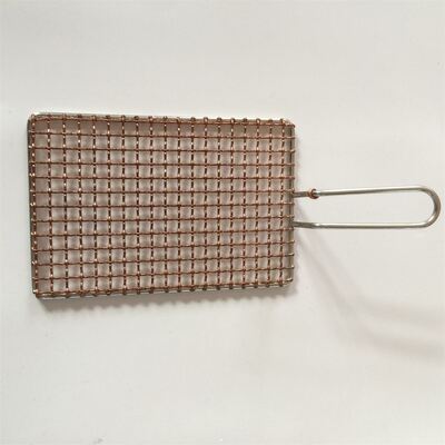 Enhances Food Char Marks Stainless Steel Barbecue Net For Restaurant Quality 
