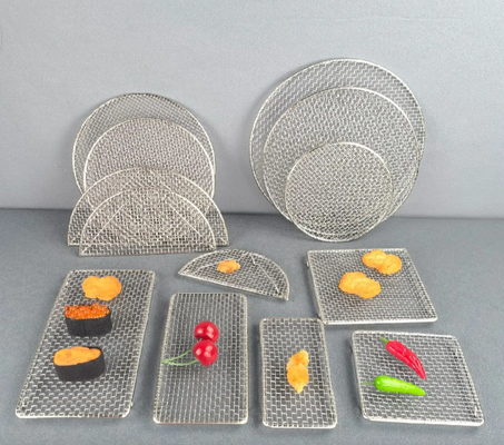 Versatile SS Barbecue Cooking Mesh For Grilling , Baking And Steaming