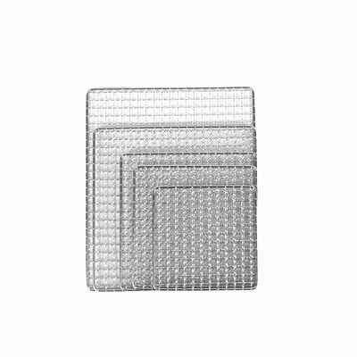 Stainless Steel Grid-shaped Barbecue Net For Outdoor Picnic