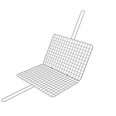Reusable eco-friendly SS Grilling Mesh Mat Not easy to deform