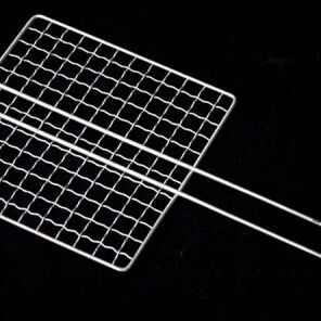 Reusable eco-friendly SS Grilling Mesh Mat Not easy to deform
