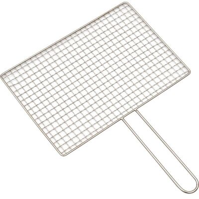 Smooth Surface Stainless Steel BBQ Grid Avoids Food Sticking
