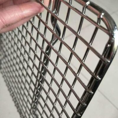 Even Heating SS Grilling Mesh Mat Prevent Food Falling