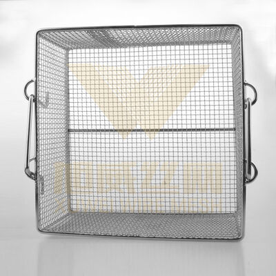 Firm Welded Structure Metal Mesh Basket Strong Load Capacity