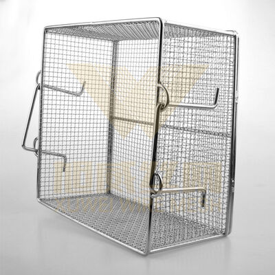 Firm Welded Structure Metal Mesh Basket Strong Load Capacity