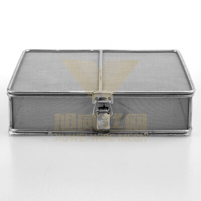 Safe Placement Metal Mesh Basket Compact Structure