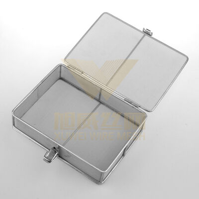Fine Mesh Wire Basket | Portable Medical Sterilization Basket With Secure Lid