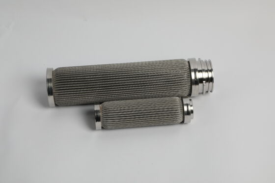 High Temperature Sterilizable Sintered Filter Cartridge Lower Operating Cost