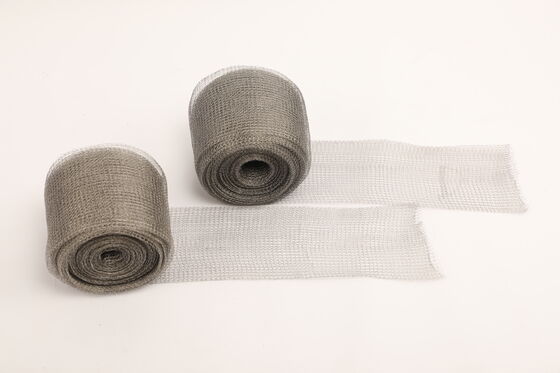 Wire Mesh Rajut Loop Kinerja Tahan Minyak Tanpa Kabel Longgar