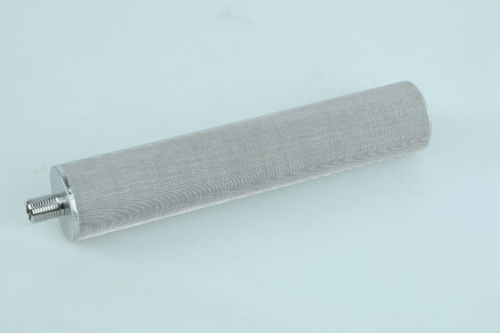 Precision Sintering Process Sintered Filter Candle Low Flow Resistance