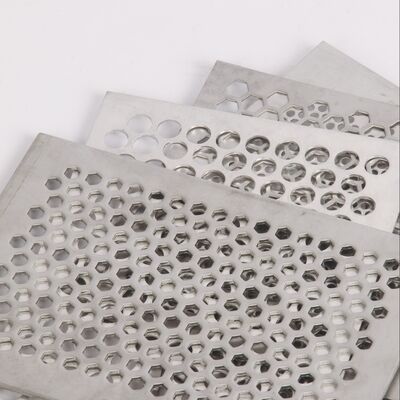 Uniform Stress Distribution Perforated Metal Products Low Maintenance Cost