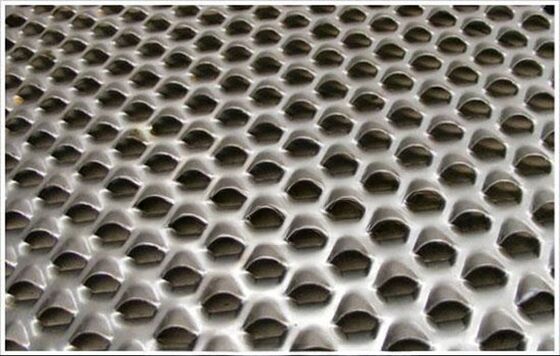 Resistant To Acid Rain Corrosion Punched Metal Mesh High Strength