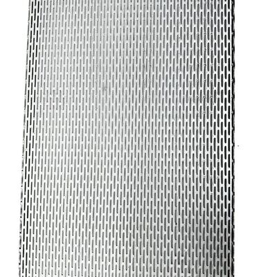 Resistant To Acid Rain Corrosion Punched Metal Mesh High Strength