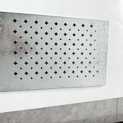 High Strength Steel Option Drilled Metal Sheets Easy To Clean