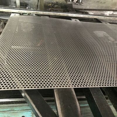 Uniform Hole Distribution Drilled Metal Sheets Suitable For Air Ventilation