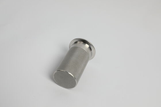 Resistant To Abrasive Particles Sintered Filter Candle Easy Filter Replacement