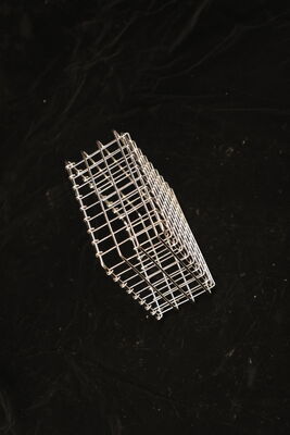 Cestello in rete metallica ad alta resistenza alla trazione salvaspazio