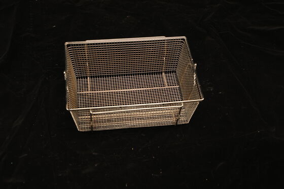 Heat Resistant Up To 200°C Wire Mesh Basket Uniform Wire Spacing