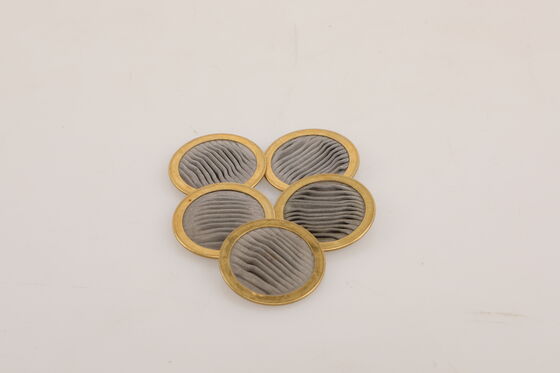 No Material Shedding Metal Mesh Filter Uniform Pore Size Distribution