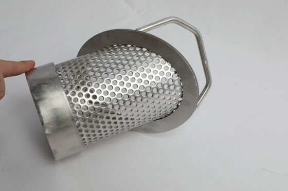 Rounded Corner Design Metal Filter Element Low Pressure Drop Consistency