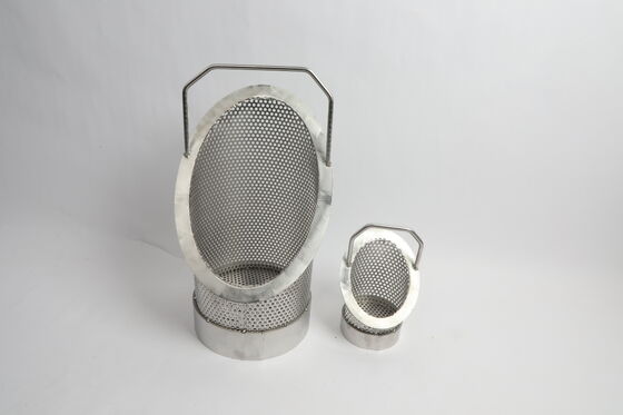 Rounded Corner Design Metal Filter Element Low Pressure Drop Consistency