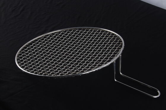 Brushed Finish For Easy Cleaning Stainless Steel Grill Mesh Heavy Duty Structure