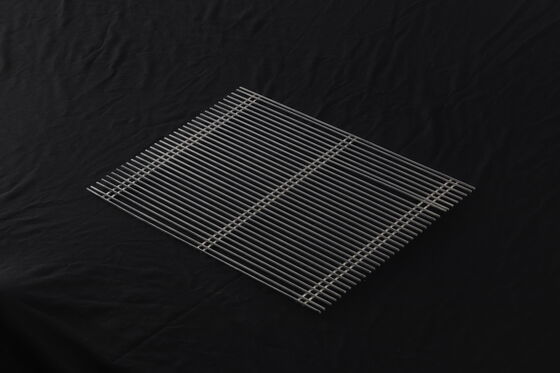 Passivated Food-safe Treatment SS Grilling Mesh Mat Uniform Mesh Holes