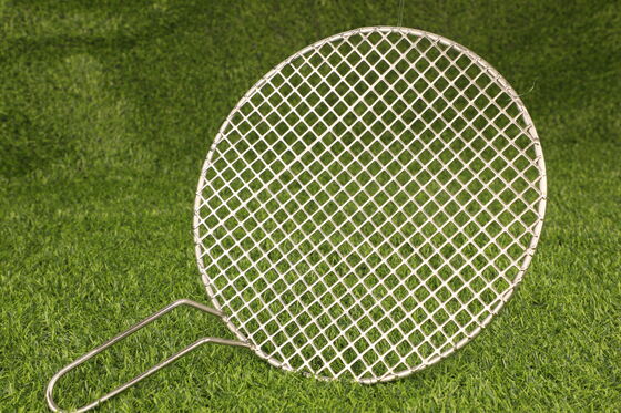 Anti-clog Mesh Holes SS Grilling Mesh Mat Food Contact Safe