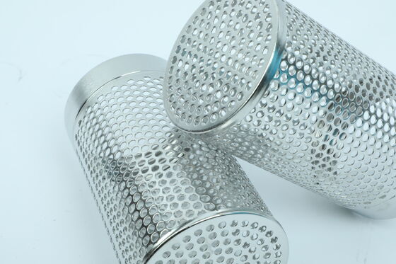 Good Thermal Conductivity Metallic Filter Element Uniform Fluid Distribution