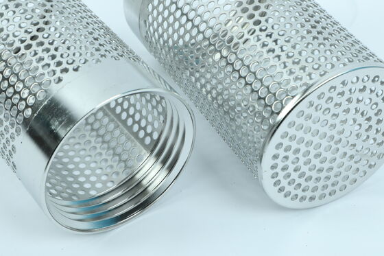 Good Thermal Conductivity Metallic Filter Element Uniform Fluid Distribution