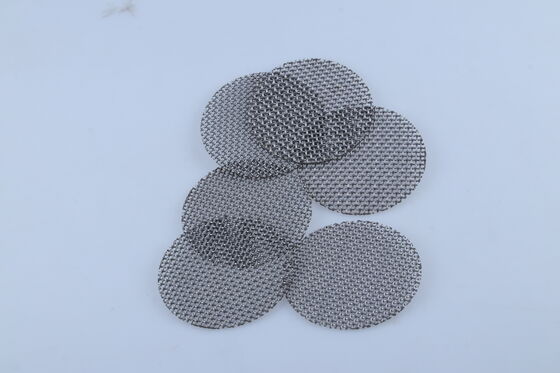 Precision Micron-level Particle Retention SS Mesh Filters Low Pressure Drop