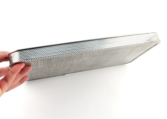 Perforated Mesh For Fast Draining Wire Mesh Basket Easy To Maintain