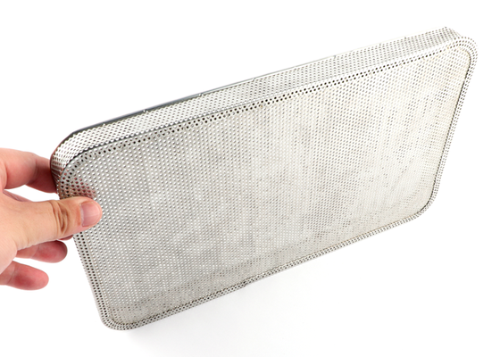 Perforated Mesh For Fast Draining Wire Mesh Basket Easy To Maintain