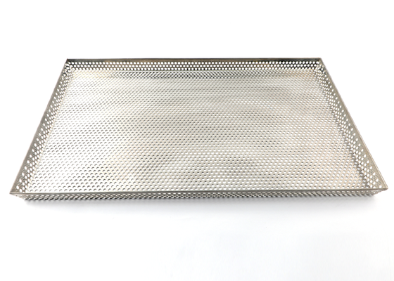 Polished Wire Finish Wire Mesh Basket Not Easy To Deform